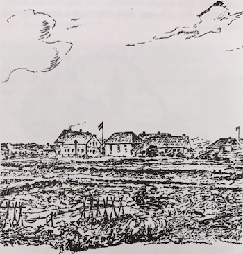 Inseldorf Langeoog um 1885