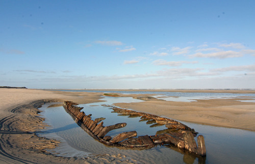 Wrack aus der Zeit Anfang des 19. Jahrhunderts, Langeoog